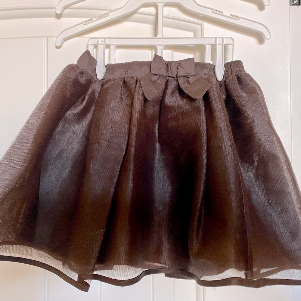NWT Janie & Jack holiday brown skirt